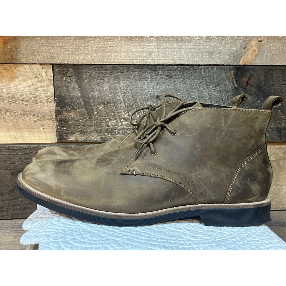 Mark Nason Boots Mens 13 Distressed‎ Brown Tie Front